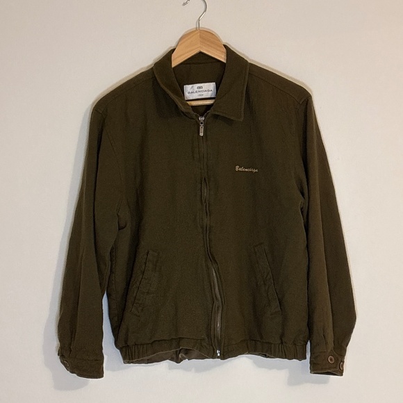 Balenciaga Vintage Embroidered Brown Jacket - Picture 1 of 7